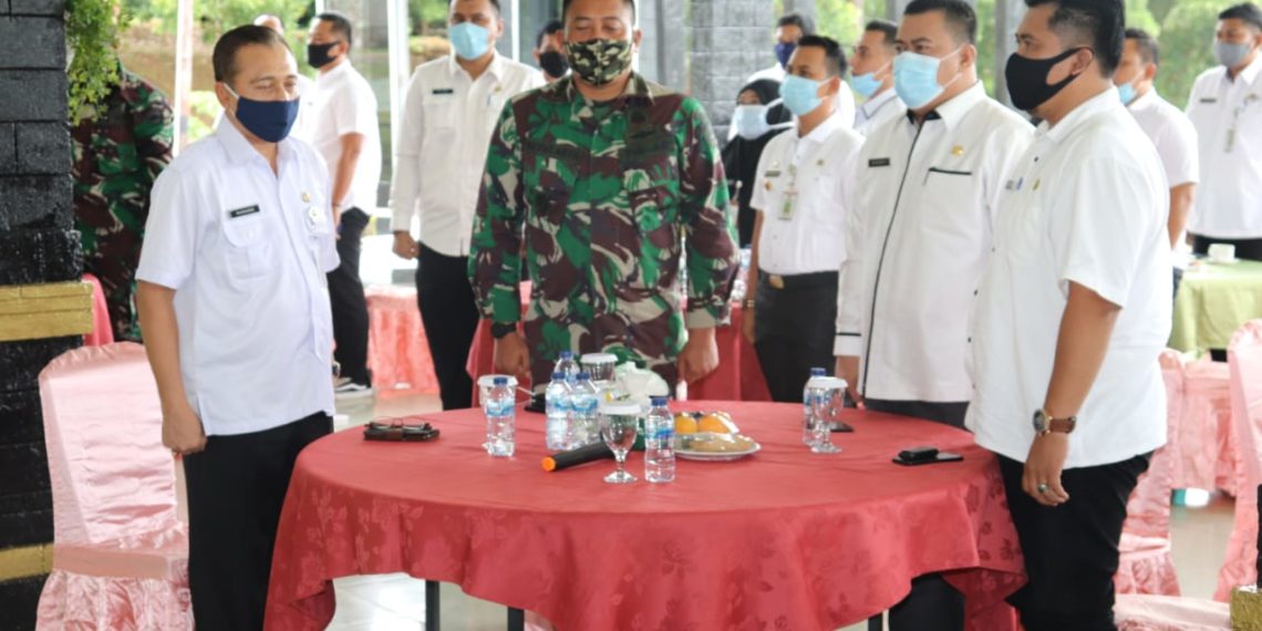 Kodim 0315/Bintan Laksanakan Komsos Dengan Pemerintah Tanjungpinang dan Bintan.