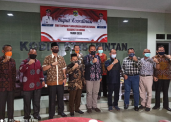 Bupati Lingga Ikutin Rakor Terpadu Penanganan Konflik Sosial 2020