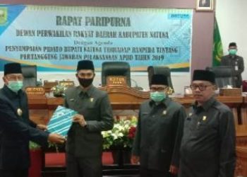 Bupati Natuna Sampaikan Laporan Pertanggungjawabwan Keuangan Tahun 2019 Ke-DPRD Natuna