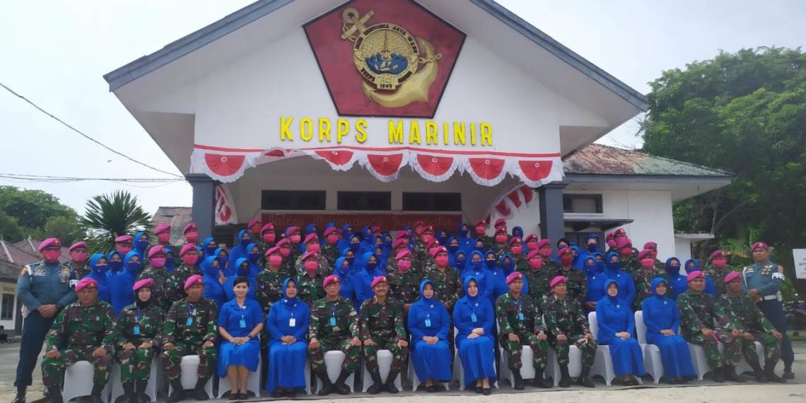 Danpasmar-1 Imbau Prajurit Marini Jauhi Narkoba Saat Tatap Muka Prajurit Petarung Yonmarhanlan IV Tanjungpinang