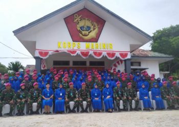 Danpasmar-1 Imbau Prajurit Marini Jauhi Narkoba Saat Tatap Muka Prajurit Petarung Yonmarhanlan IV Tanjungpinang