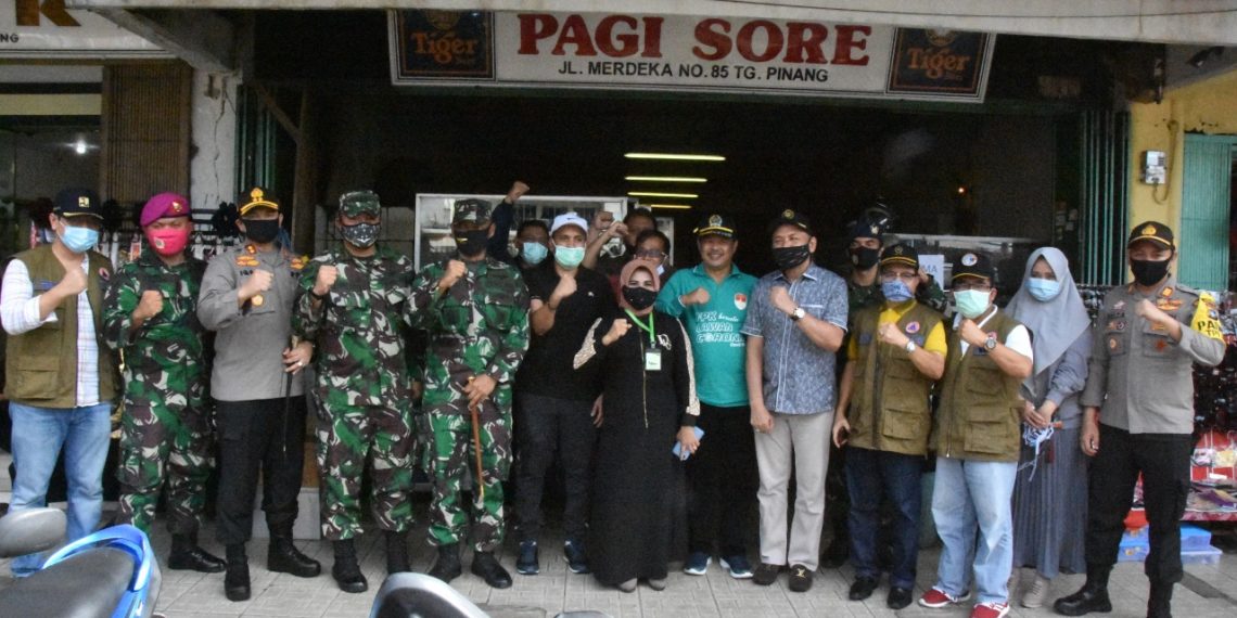 Kodim 0315/Bintan Bersama Pemko Tinjau Pelaksanaan New Normal