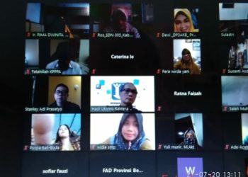 SDN 005 Sepempang Ikuti Webiner Peran Masyarakat Terhadap Anak