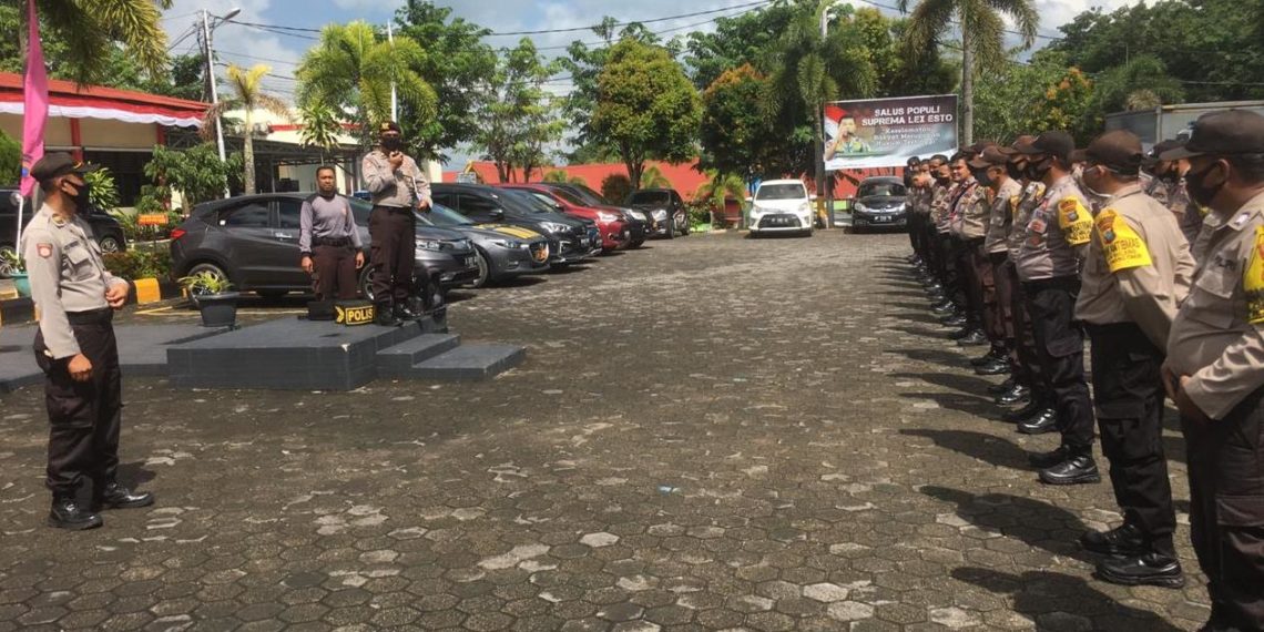 Polres Tanjungpinang Tingkatkan Latihan Pengendalian Massa Jelang Pilkada 2020