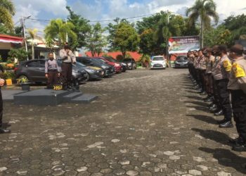 Polres Tanjungpinang Tingkatkan Latihan Pengendalian Massa Jelang Pilkada 2020