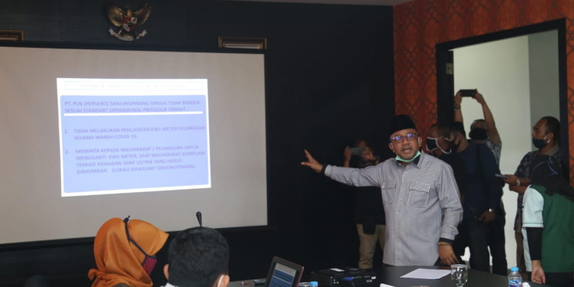 Komisi III DPRD Kepri Berikan 10  Rekomendasi Kepada Pihak PLN Tanjungpinang, Dalam RDP.