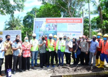 Lingga Terima Kucuran Program Padat Karya Sanitasi Pedesaan