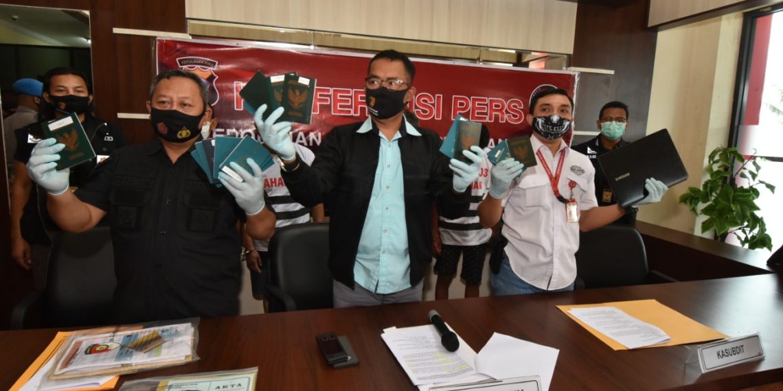 Dit Reskrimum Polda Kepri Amankan Tersangka Tindak Pidana Perdagangan Orang