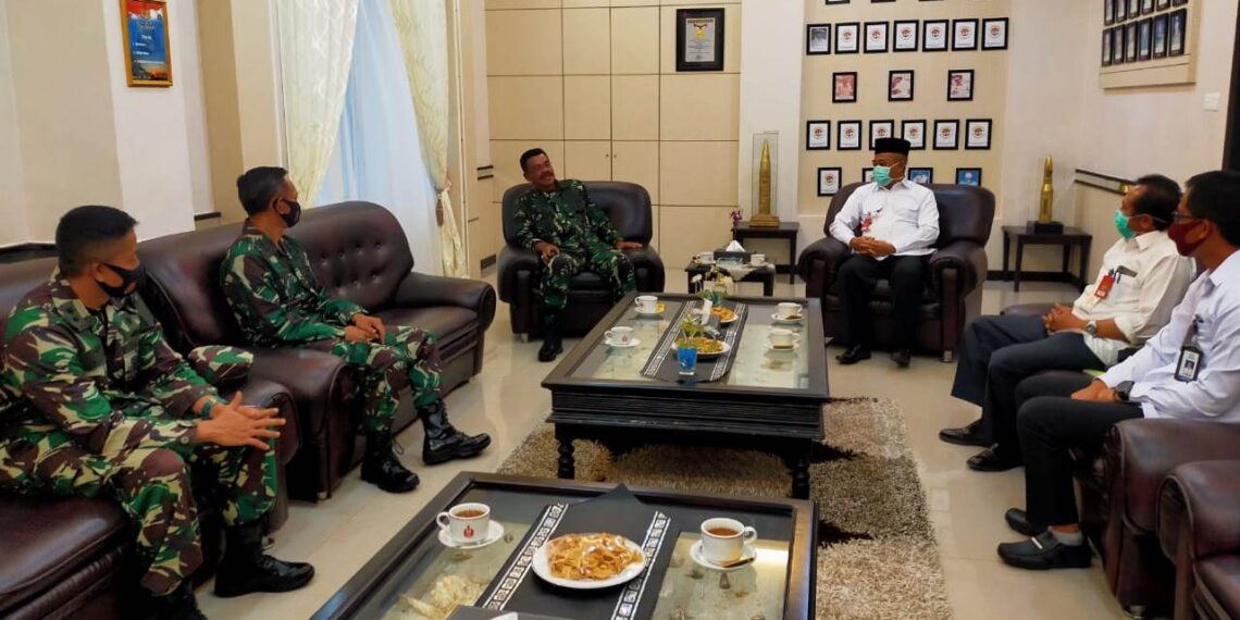 Danlantamal IV Terima Kunker Kepala Perwakilan Bkkbn Provinsi Kepri