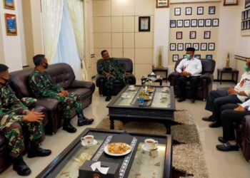 Danlantamal IV Terima Kunker Kepala Perwakilan Bkkbn Provinsi Kepri