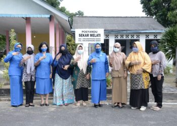 Ketua Korcab IV DJA I Laksanaan Kunjungan Sosial Beri Asupan Vitamin A Untuk Menjaga Gizi Anak