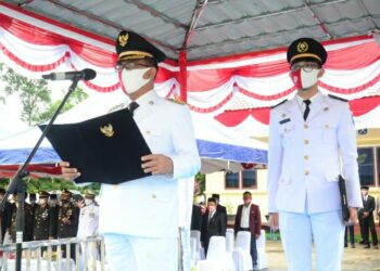 Meskipun Kondisi Covid 19, Pemkab Lingga Tetap Gelar HUT Kemerdekaan RI ke 75.