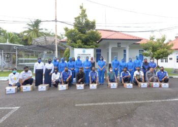 Menyambut HUT ke 74 Jalasenastri Korcab IV DJA I, Bagikan Sembako