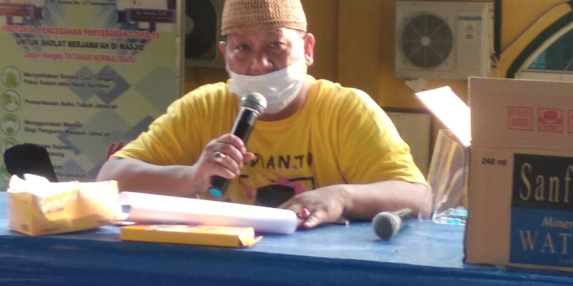 Ditengah Pandemi Covid 19 Jamaah Mesjid AL Ikhlas Tetap Semangat jadi Peserta Qurban