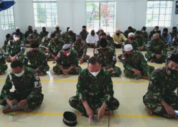 Menyambut HUT RI ke 75, Lanal Tanjung Balai Karimun Gelar Zikir & Do’a Bersama Meminta Secepatnya Indonesia Terbebas Dari Covid 19