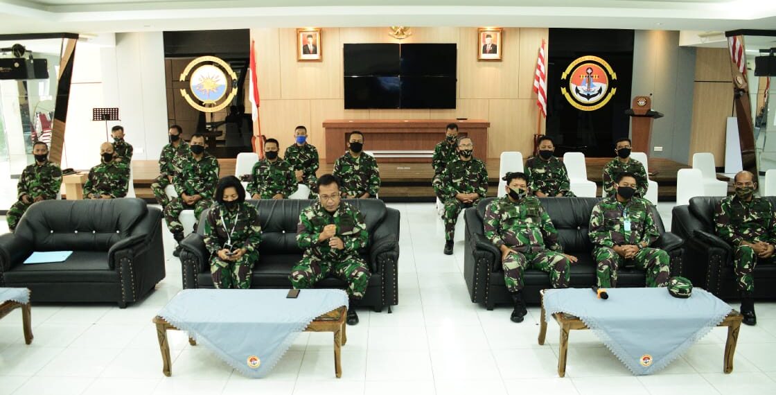 Pangkoarmada I Melalui Vicon Laksanakan Entry Briefing