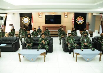 Pangkoarmada I Melalui Vicon Laksanakan Entry Briefing