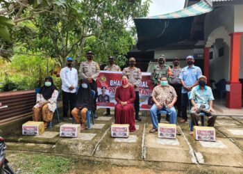 Polres Bintan dan jajaran Gelar Bakti Sosial Dan Buka Dapur Umum
