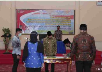 Diakhir Jabatan Bupati Hamid Rizal Masih Sempatkan Lantik 26 Pejabatnya