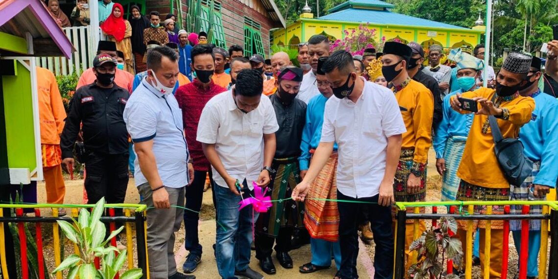 M.Nizar Hadiri Syukuran Desa Persiapan Bendahara, Ajak Semua Lini Bersatu Berjuang Untuk Defenitif