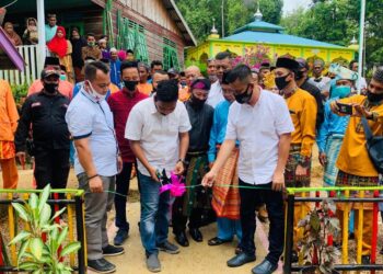 M.Nizar Hadiri Syukuran Desa Persiapan Bendahara, Ajak Semua Lini Bersatu Berjuang Untuk Defenitif