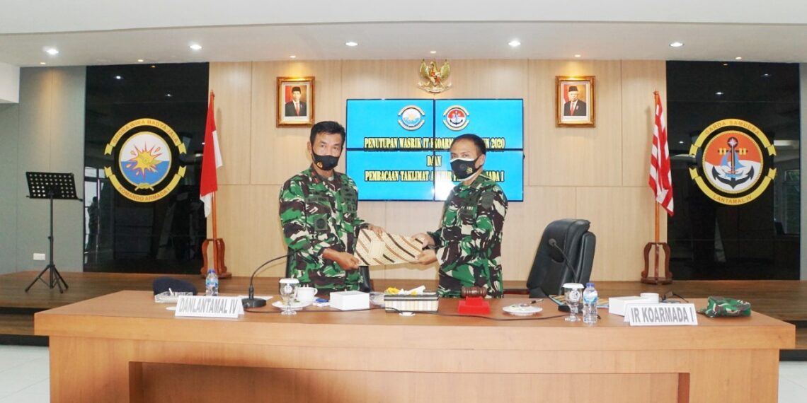 Danlantamal IV Pimpin Pembacaan Taklimat Akhir Penutupan Wasrik Itkoarmada I