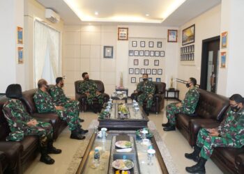 Danlantamal IV Terima Kunjungan Kerja Kadiskesal