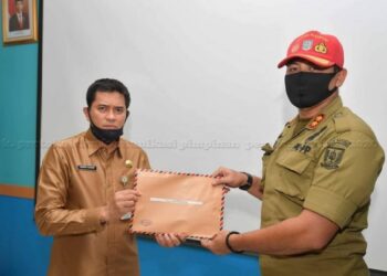 PLT Sekda Natuna Hendra Kusuma Serahkan DPPA Tahun 2020
