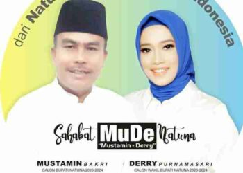 Dapat Rekomendasi Dua Parpol Besar Mustamin dan Derry Siap Dartarkan Diri Ke-KPU Natuna