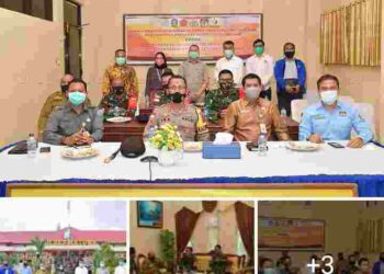 Sekda Natuna ikuti Ratas terkait Pengamanan Tahapan Pilkada Serentak se-Kepri Tahun 2020 melalui Vidcon