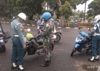 Tingkatkan Disiplin Prajurit Dan Pns, Pom Lantamal IV Tanjungpinang Gelar Ops Gaktib TA. 2020