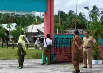 Sebelum Kunjungan Kemendikbud Sekdisdik Natuna, Tinjauan  SDN 005 Sepempang