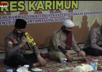 Kapolres Karimun : Jadikan Contoh Suri Tauladan Rasulullah SAW