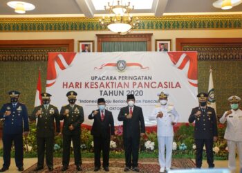 Danlantamal IV Hadiri Upacara Virtual Peringatan Hari Kesaktian Pancasila