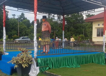 Diapel Pertama Pjs Bupati Lingga Harapkan Kejasama Yang Baik Pelaksanaan Pilkada Serentak Jurdil & Jujur