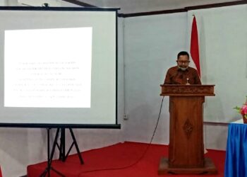 Ketua Bawaslu Natuna Minta Peserta Serius Dalam Mengikuti Bintek.