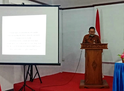 Ketua Bawaslu Natuna Minta Peserta Serius Dalam Mengikuti Bintek.