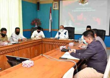 Bupati Natuna Pimpin Rakor Persiapan Pelaksaan Pilkada di Tengah Pandemi Covid-19