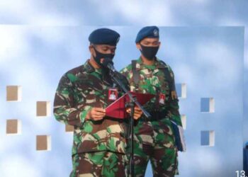 Peringatan Hari Pahlawan, Danlanud RSA Bacakan Amanat Menteri Sosial RI