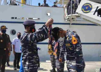 Lanal Ranai Terima Kunjungan Taruna/Taruni AAL Tingkat III Angkatan 67 Tahun 2020