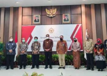 Bupati Natuna Drs Hamid Rizal Ikut Hadiri Sertijab Pimpinan BPK Perwakilan Kepri