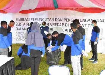 Simulasi Pilkada Serentak Tahun 2020 Dihadiri Wabup Nabuna