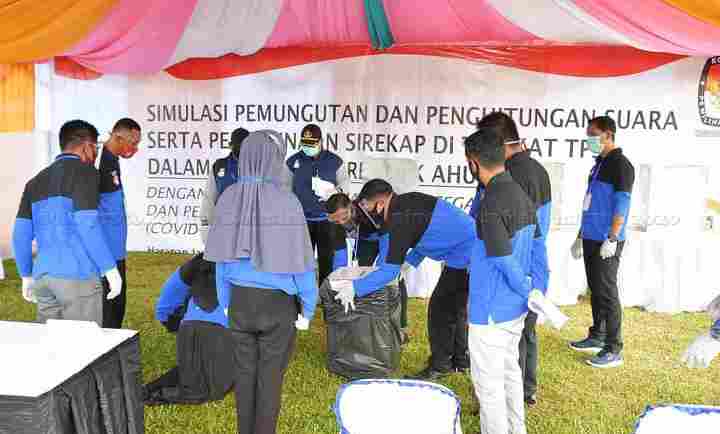 Simulasi Pilkada Serentak Tahun 2020 Dihadiri Wabup Nabuna