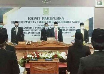 Dewan Sahkan APBD Natuna Tahun 2021 Sebesar Rp1,096 Triliun