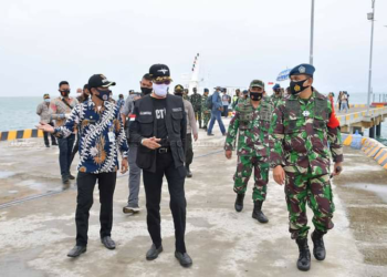 Bupati Natuna serta Danlanud RSA Tinjau Landasan Ex Jepang di Kecamatan Subi