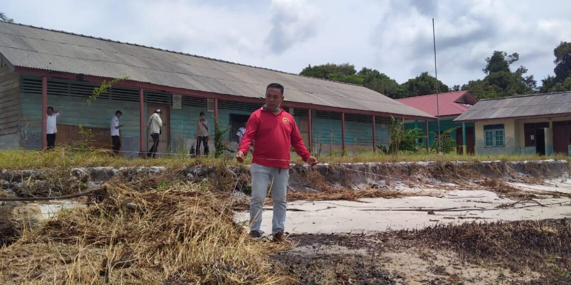 BWS Sumatera IV Tinjau Sejumlah Titik Abrasi Pinggir Pantai di Lingga