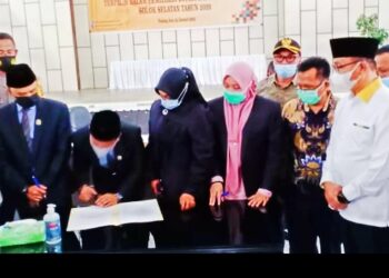 KPU tetapkan Paslon H. Khairunnas dan H. Yulian Efi sebagai Bupati terpilih