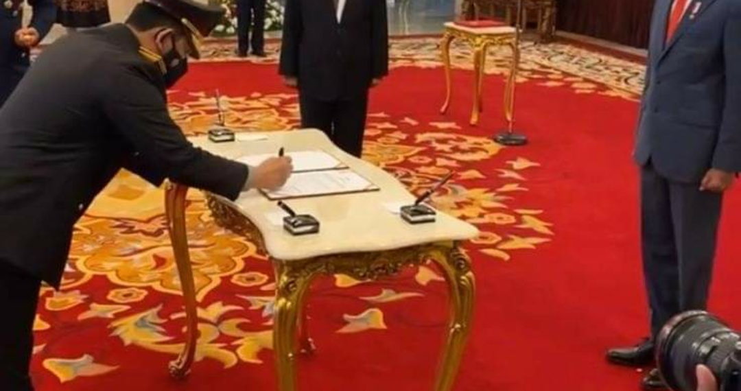 Presiden RI Resmi Lantik Jenderal Polisi Listyo Sigit Prabowo Sebagai Kapolri