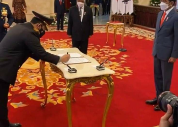 Presiden RI Resmi Lantik Jenderal Polisi Listyo Sigit Prabowo Sebagai Kapolri