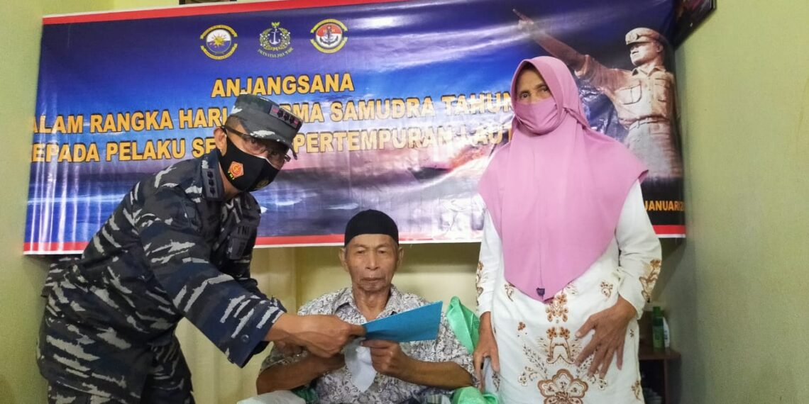 Wadanlantamal IV Jelang Hari Dharma Samudera Kunjungi Pelaku Sejarah Pertempuran Laut Arafuru